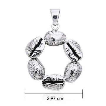 Coffee Bean Pendant TP157 - Jewelry